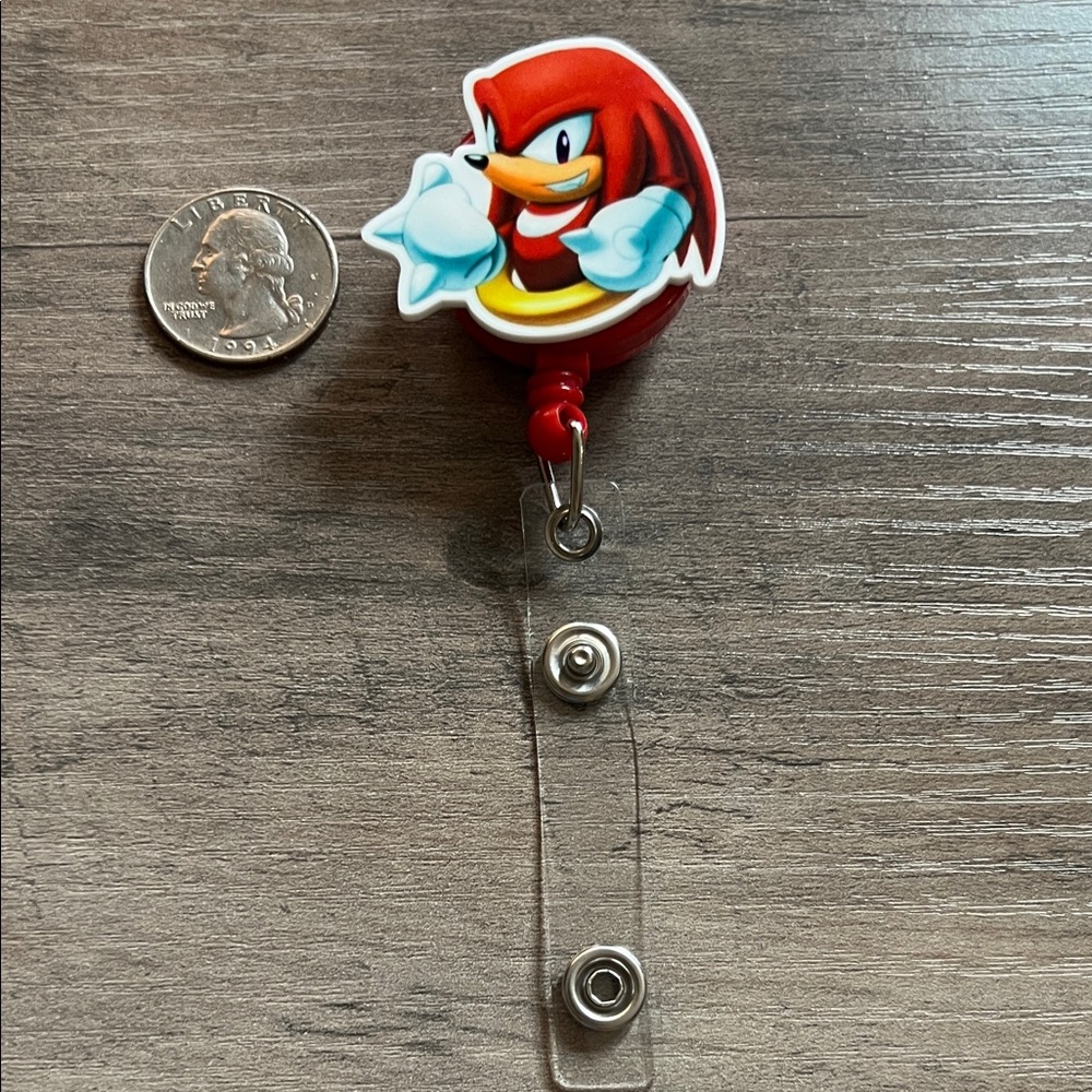 Knuckles badge reel